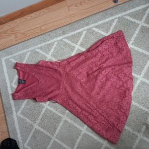 Rue 21 mauve lace dress